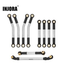 INJORA Stainless Steel High Clearance Chassis Links Steering Set for 1/24 RC Cra - £20.52 GBP