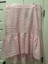 Mlle Gabrielle Smiles Pink Plaid Skirt Size 3X NWT - £22.96 GBP