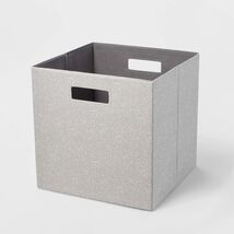 Brightroom 13x13 Fabric Storage Bin Gray Polyester No Assembly - €10,17 EUR Brightroom 13x13 Fabric Storage Bin Gray Polyester No Assembly - €10,17 EUR
