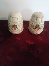 American Atelier San Marco Earthenware Salt And Pepper Shakers - £18.68 GBP