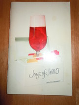 Vintage Joys of Jell-O Recipe Booklet 1960&#39;s - £3.13 GBP