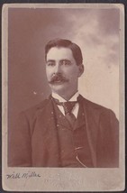 William &quot;Will&quot; Miller Antique Cabinet Photo - Duluth, Minnesota - £13.78 GBP