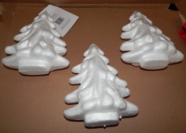 Christmas Craft Foam Shapes 7&quot; x 9.5&quot; x 4.2&quot; Flora Craft Kid Fun 3ea Tre... - $9.49