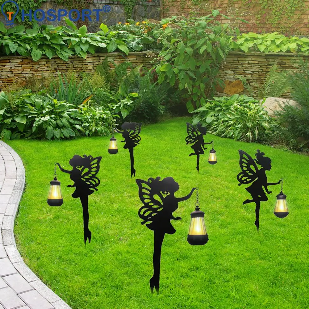 2pcs LED Solar Flower Fairy Lantern Light Waterproof Outdoor Garden Lawn Stakes  - £140.53 GBP