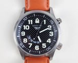 Invicta Tritnite Watch Men 48mm Orange Leather Band Fresh Battery Rotati... - $49.49