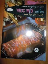 Vintage Good Housekeeping Who&#39;s Who Famous People Cook Booklet 1958  - $3.99