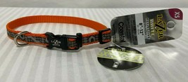 Coastal Lazer Brite XS Reflective Adjustable Dog Collar Orange 8&quot; - 12&quot;  - £9.24 GBP