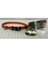 Coastal Lazer Brite XS Reflective Adjustable Dog Collar Orange 8&quot; - 12&quot;  - $11.75