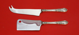 American Victorian by Lunt Sterling Silver Cheese Serving Set 2pc HHWS Custom - £76.05 GBP
