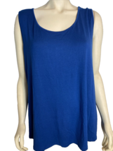 J. Jill Women&#39;s Kit Tank Top True Blue 2X New with tags - £26.47 GBP