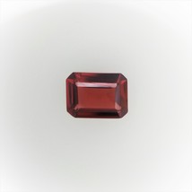 Natural Garnet Octagon Step Cut 8X6mm Russet Color SI1 Clarity Loose Gem... - $8.78