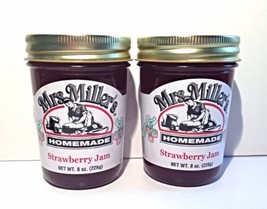 Mrs. Miller&#39;s Amish Homemade Strawberry Jam, 8 oz - Pack of 2 - £10.64 GBP
