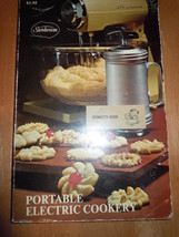Vintage Sunbeam Mixmaster Mixer Portable Electric Cookery Booklet 1971  - $3.99