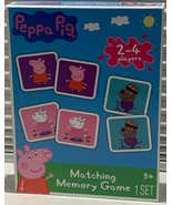 Peppa Pig Matching Memory Game Gift Set 72 Cards Kids Educational Toy NEW - £7.89 GBP