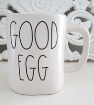 Rae Dunn GOOD EGG Mug Cup White Black LL Ceramic Easter Spring 2020 Release - £9.78 GBP