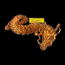 Articulated Copper color Dragon 3d print 24&quot; - 61 cm - $1,502.06 MXN