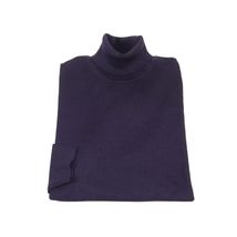 Men PRINCELY Italian Wool Blend Turtle Neck Pullover Slim 84001-80 Purple 120 image 2