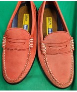 Ahh Keds Orange Leather Suede Kiltie Loafers Slip On Womens 5.5 WH7291M - €21,87 EUR