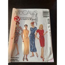 McCall&#39;s Misses Dress Sewing Pattern Sz 8 - 12 8233 - Uncut - £8.06 GBP