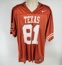 Texas Longhorns Nike Football Jersey Size L Orange #81 Roy Williams - £35.01 GBP