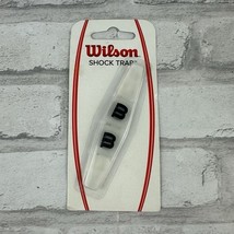 Wilson Shock Trap Tennis Dampener Clear and Black New In Package - $6.89