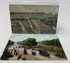 Vintage London Liverpool Postcard Lot/2 Rotten Row Hyde Park Pierhead 18-1632M - £5.43 GBP