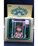Vintage Cabbage Patch Kids Rocking Babies Tomy 1983 Wind Up Swing NIB NO... - €17,30 EUR