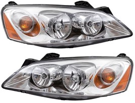 2pc Fits 2005-2010 Pontiac G6 LEFT &amp; RIGHT Headlight Headlamp Set w/Amber Signal - £141.14 GBP