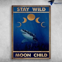 Shark Lover Stay Wild Moon Child - £12.86 GBP