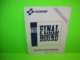 The Final Round Original Video Arcade Game Repair  Instruction Service Manual - £19.44 GBP