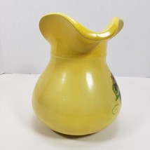 Vintage Nelson McCoy 7515 Water Pitcher  Flowers by Patricia Wadley  - 7&quot; Tall - £25.40 GBP