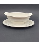NORITAKE Gravy Boat SORRENTO Fine Ivory China 7565 Vintage 1960&#39;s Japan - $41.36 CAD