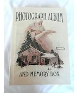 NORMAN ROCKWELL PHOTOGRAPH ALBUM BOOK AND MEMORY BOX WITH CHRISTMAS SANT... - £15.73 GBP