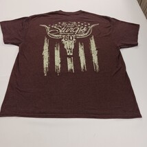 Sturgis 80th Anniversary 2020 Motorcycle Rally Men's Graphic T-Shirt Chest 44" image 14