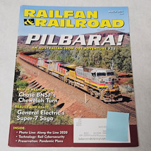 Railfan &amp; Railroad Magazine March 2021 Pilbara Australian Iron Ore Adventure - $11.18