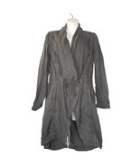 Max Jeans Womens XS Tencel Utility Jacket Open Front Drawstring Military... - $21.45