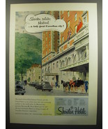 1952 Sheraton Hotels Ad - Sheraton salutes Montreal a truly great Canadi... - £14.55 GBP