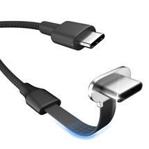 Usb C Charger Cable, 60W 3.3Ft Type C Charging Cable, Flat 90-Degree C-Port, Hig - £26.79 GBP