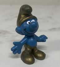 Smurfs Vintage 1965 Gold Smurf Schleich PVC  Figurine Peyo - $8.31 CAD