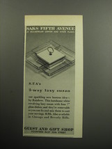 1957 Saks Fifth Avenue Lazy Susan by Rainbow Advertisement - £14.78 GBP