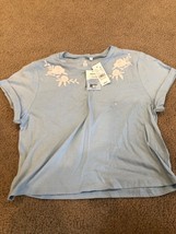 New Tags Me To We Pac Sun Baby Blue Short Sleeve Tee Size Xs S M - £10.23 GBP