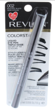 Revlon Colorstay Liquid Eye Pen Triple Edge - 002 Blackest Black *Twin Pack* - £11.69 GBP
