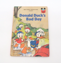 Vintage Disney Wonderful World of Reading Donald Duck&#39;s Bad Day Hardcover 1983 - £4.53 GBP