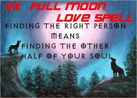 A 3x Full Moon Love Spell. to attract love into your life, love spell ebay - £29.10 GBP