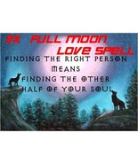 A 3x Full Moon Love Spell. to attract love into your life, love spell ebay - $50.25 CAD