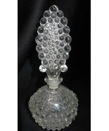 Vintage EAPG Clear Hobnail Perfume Bottle with Stopper - £43.96 GBP