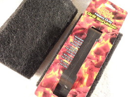 Grill Worx Heavy Duty Barbeque Grill Hand Scrubber BBQ Brush 6.5&quot; x 3.5&quot; - £9.30 GBP
