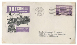 UNITED STATES  1936 Very Fine Cover from Lewiston to Chicago  #USC9 - $1.81