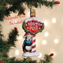 North Pole Old World Christmas Blown Glass Collectible Holiday Ornament - £18.37 GBP