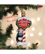 North Pole Old World Christmas Blown Glass Collectible Holiday Ornament - £18.00 GBP